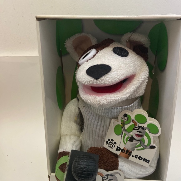 Pets.com Dog Sock Puppet by Fun 4 All, New in Box